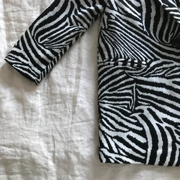 Zara Zebra Print Jacket - Picture 4 of 5